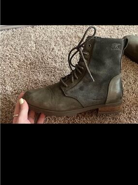 Sorel Black Women's Boot Interior Label Detail